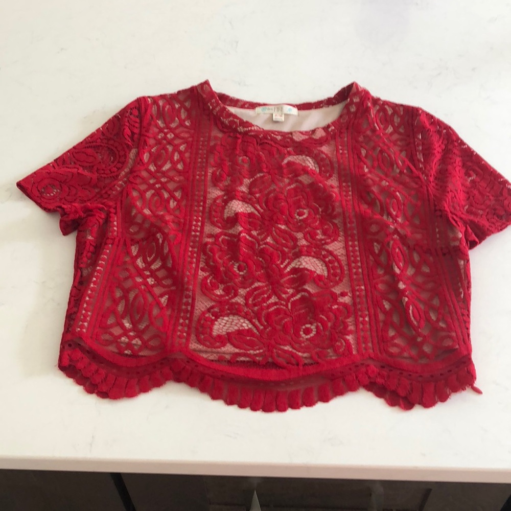 Love, Fire Crop Top